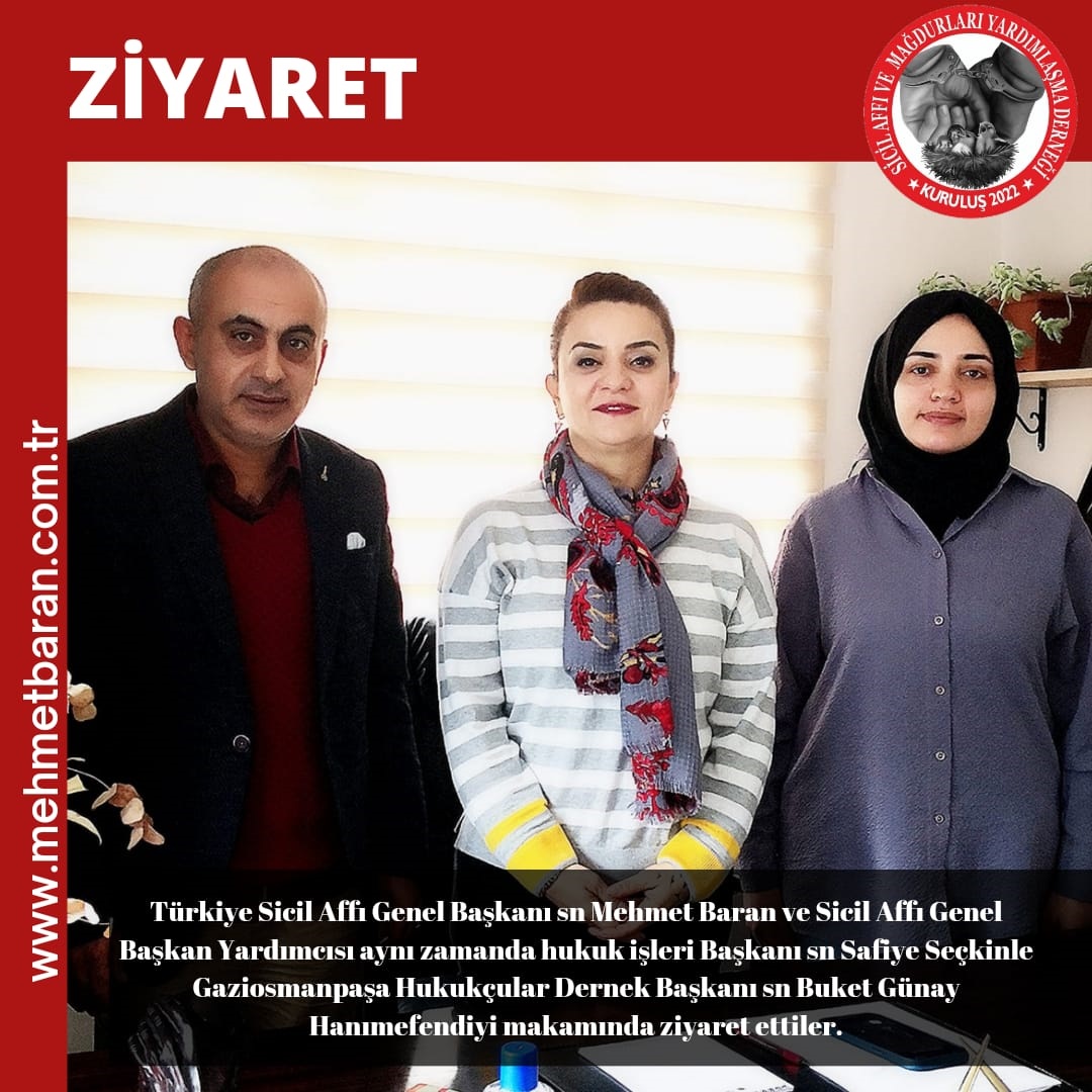 Sicil affı Derneği başkanı